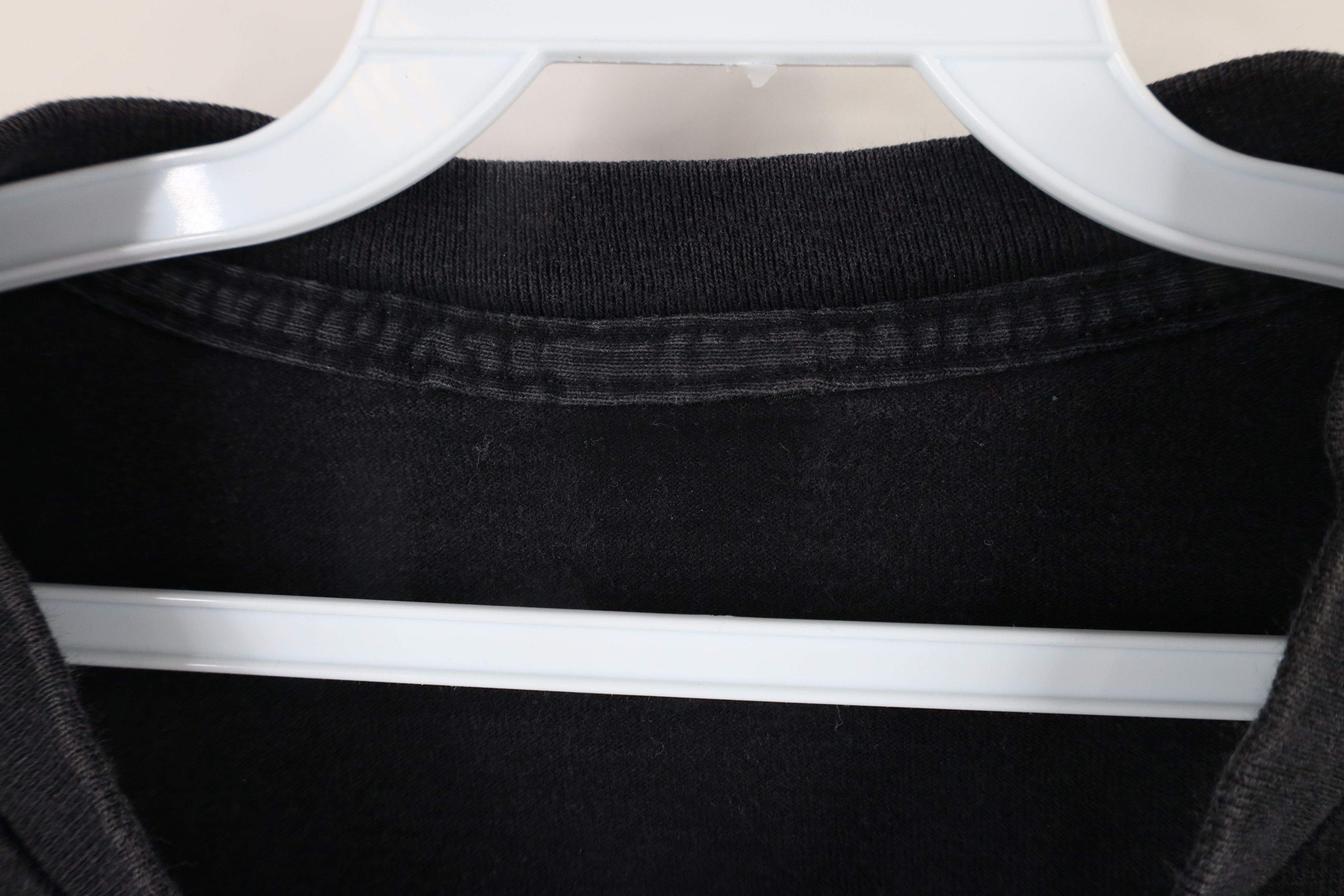 Vintage Vintage 90s Streetwear Heavyweight Cotton T-Shirt Black Size US XXL / EU 58 / 5 - 7 Thumbnail