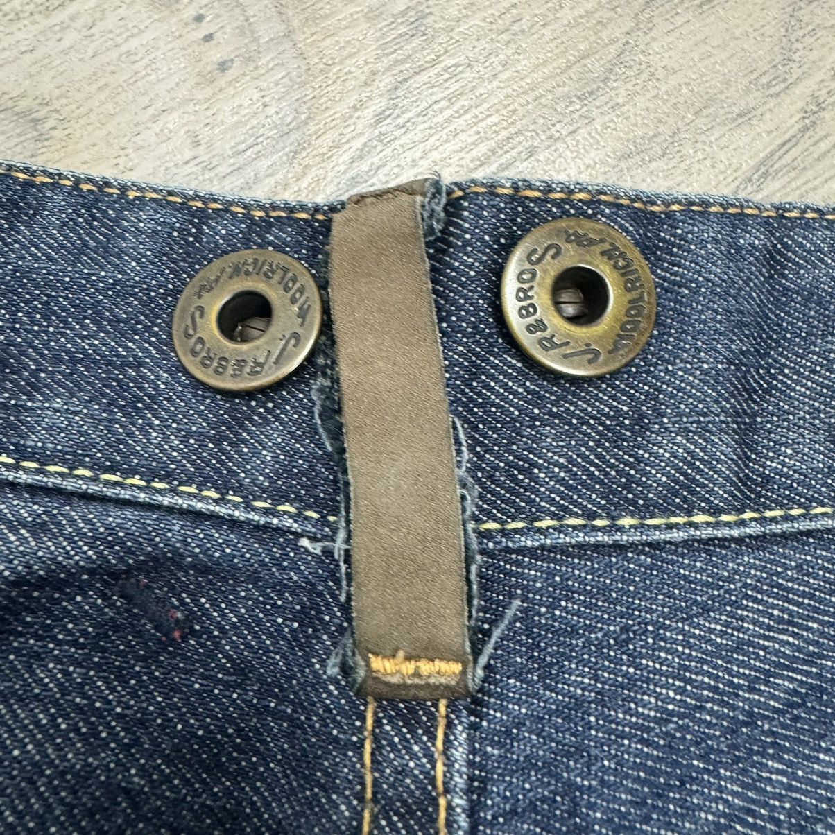 Vintage Rare Vintage Woolrich Outdoor Essential Blue Denim Jeans Size US 31 - 23 Thumbnail