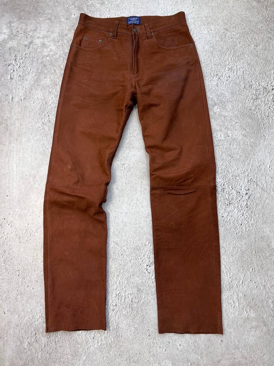 14th Addiction × Kadoya × Yasuyuki Ishii SALE💣💣 Bidding Offer © © VTG Kadoya STYLE LEATHER pants Size US 32 / EU 48 - 2 Thumbnail