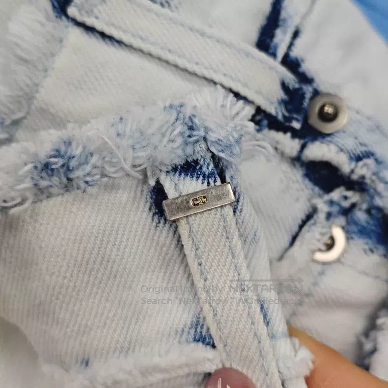 Dior Dior Beige fur-edged denim shorts Size 27" / US 4 / IT 40 - 7 Thumbnail