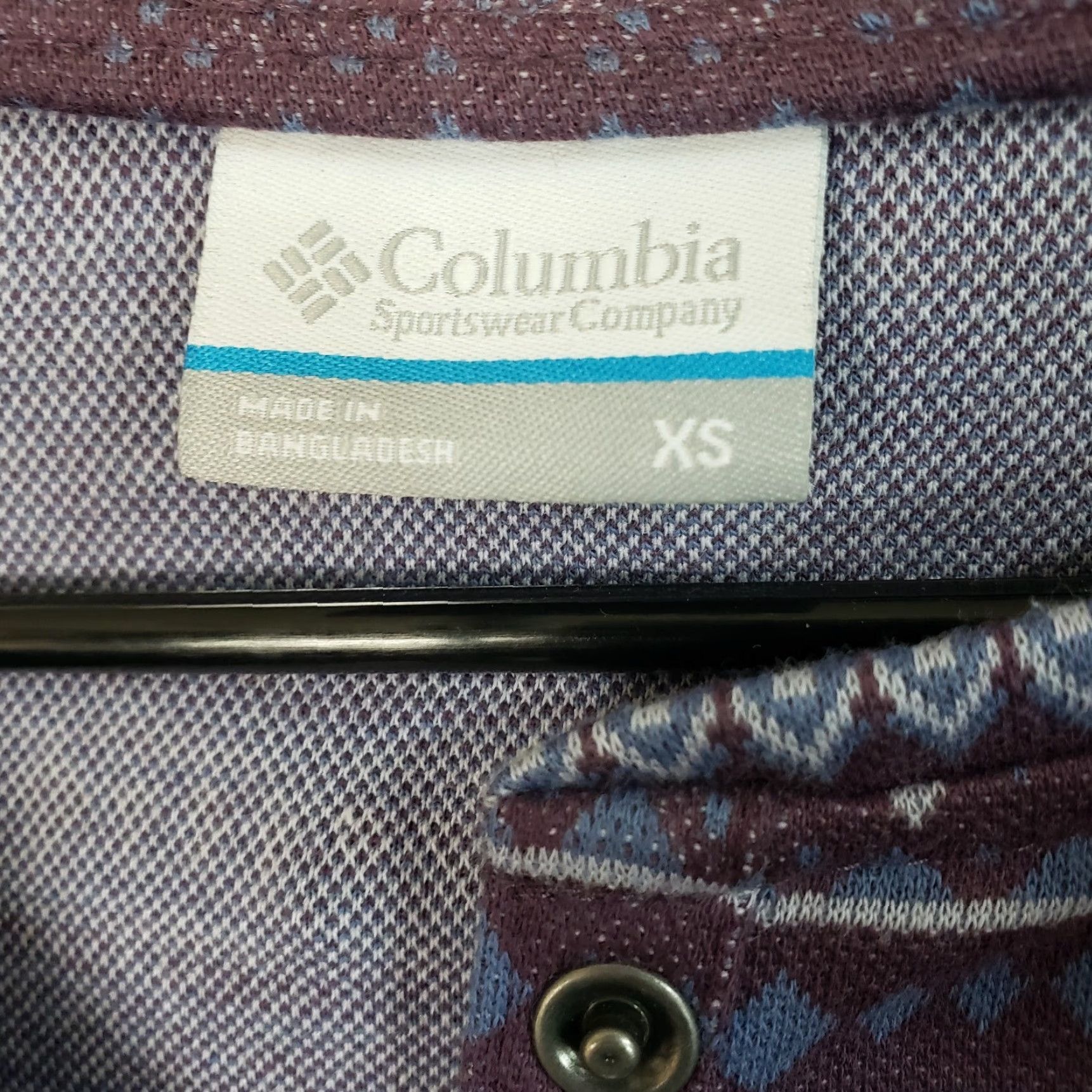 Vintage Columbia Womens Long Sleeve Top XS Purple Stripe Cotton Blend T-Shirt Shirt Pullover Regular Size XS Womens Columbia Stripe Top Size XS / US 0-2 / IT 36-38 - 5 Thumbnail