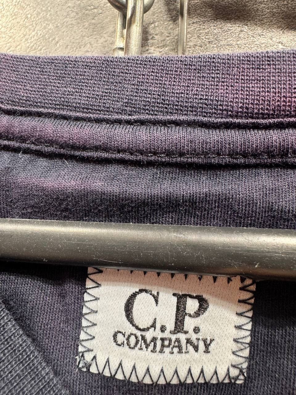 C.P. Company C.P. COMPANY EMBROIDERED LOGO CREW NECK T-SHIRT NAVY Size US M / EU 48-50 / 2 - 8 Thumbnail