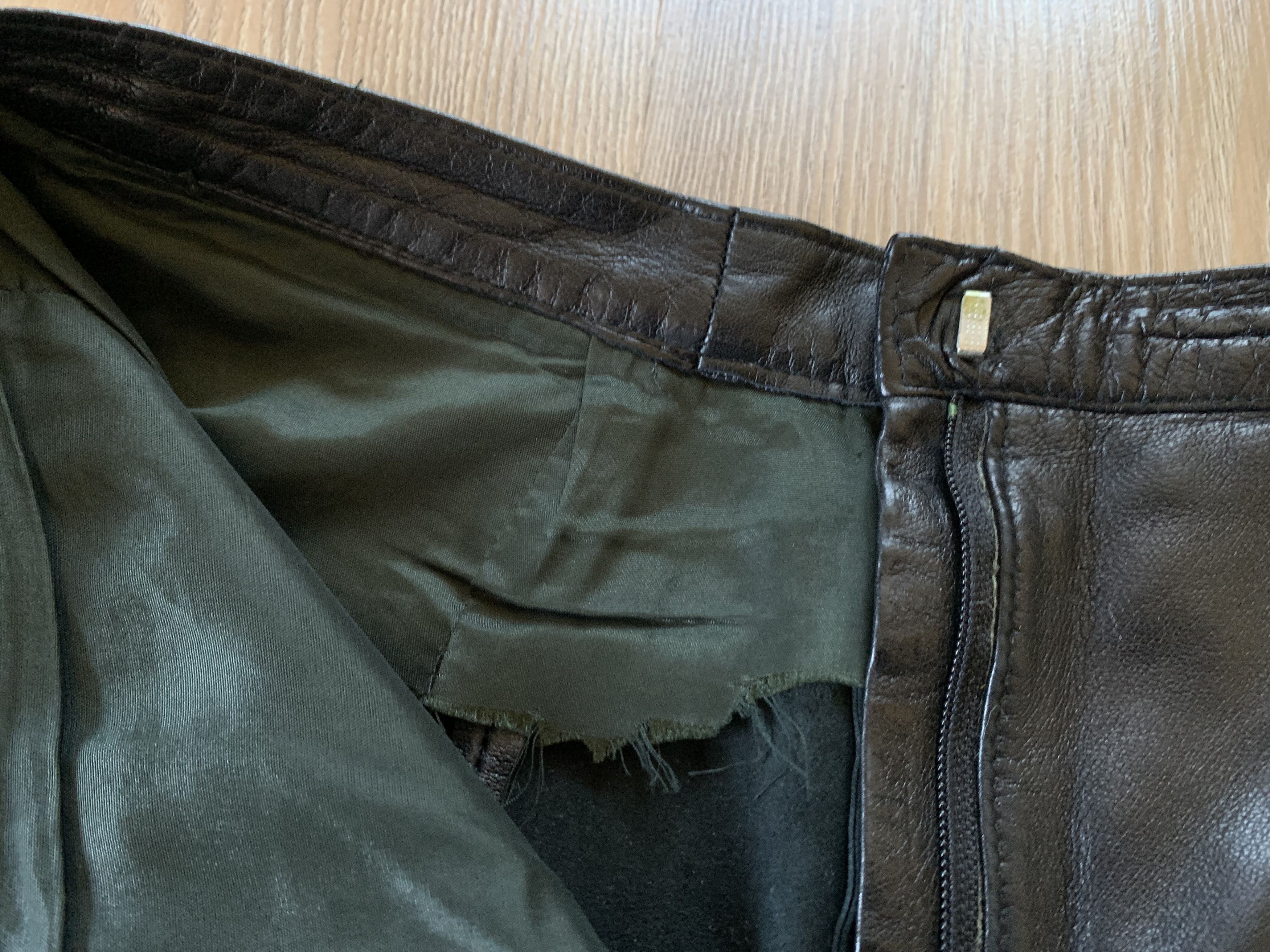 Designer × Leather Women's Ukrainian Designer Leather Pants Size 26" / US 2 / IT 38 - 6 Thumbnail