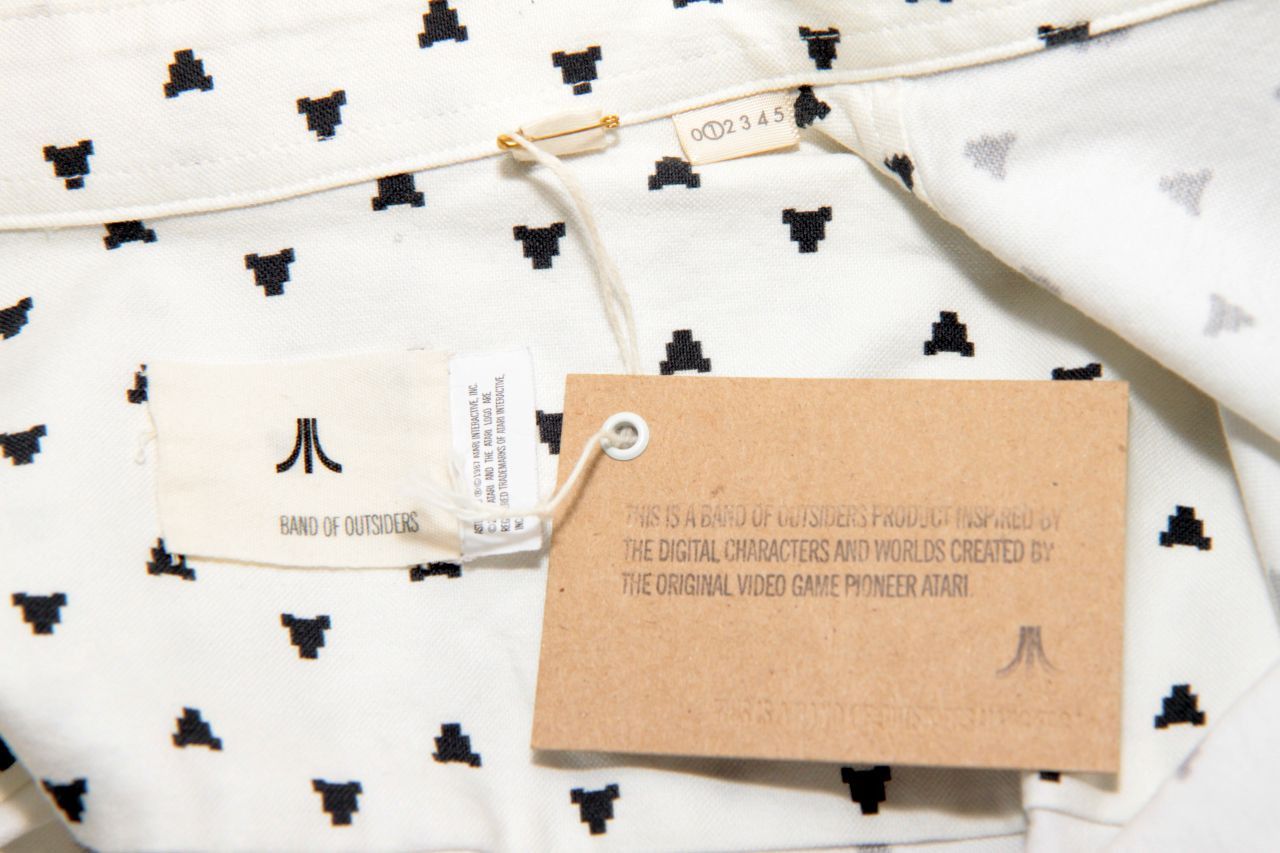 Band Of Outsiders Vintage Atari Meteors Gaming Pixel Oxford Shirt Size US S / EU 44-46 / 1 - 7 Thumbnail