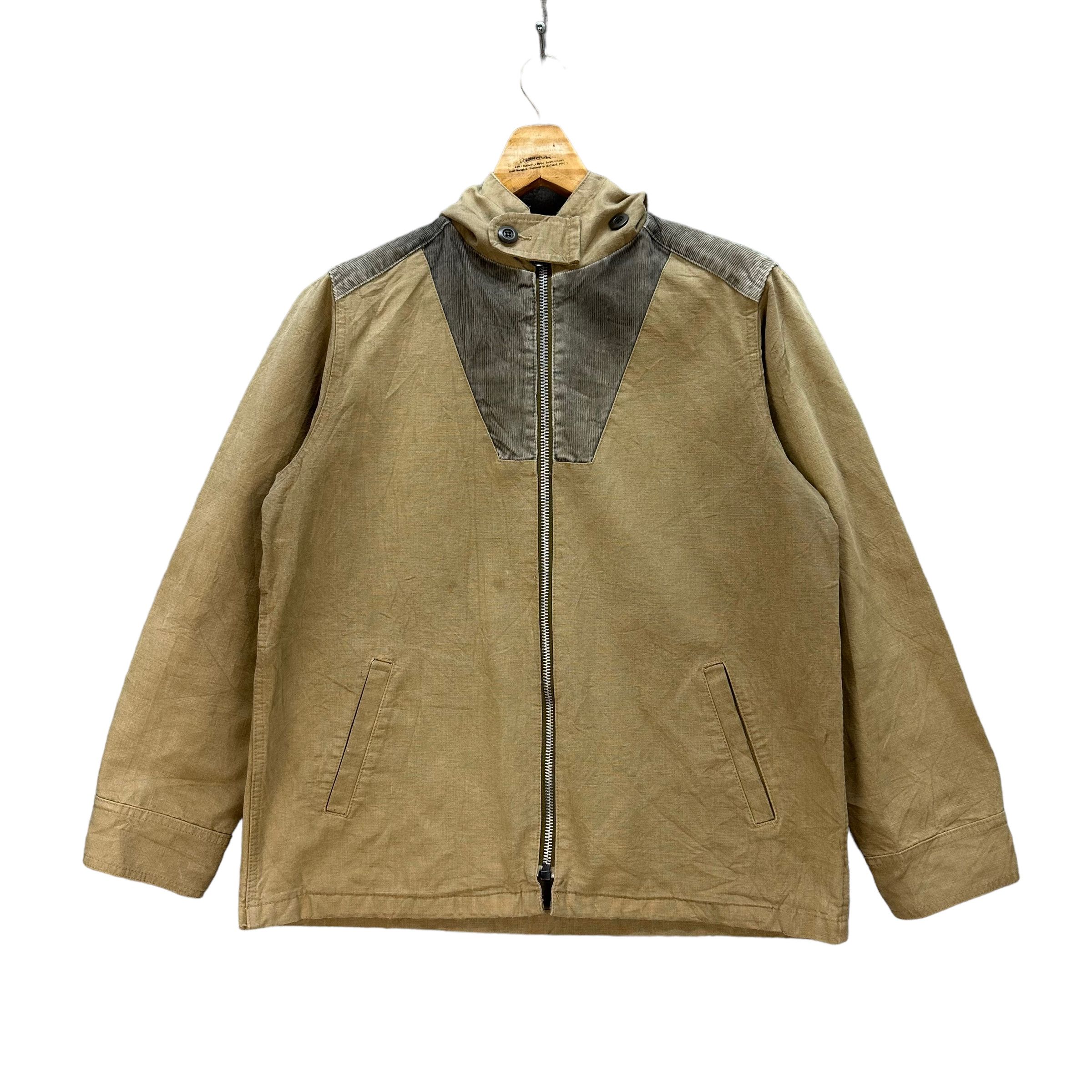 GOWEST CAMO LINED HOODIE CHORE JACKET #7778-171