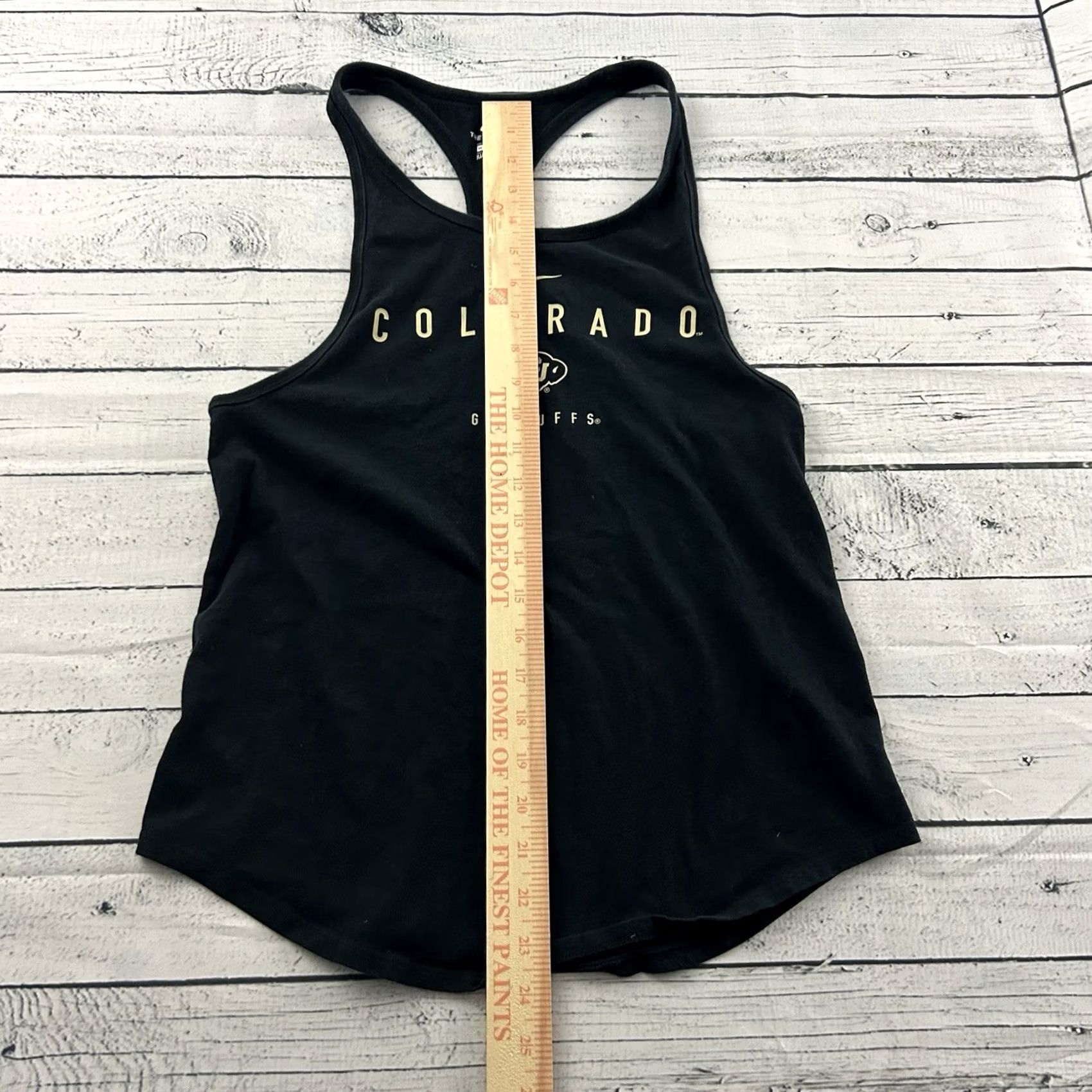 Nike Nike Colorado Buffaloes Racerback Tank Top Shirt Women XS Black Size XS / US 0-2 / IT 36-38 - 3 Thumbnail