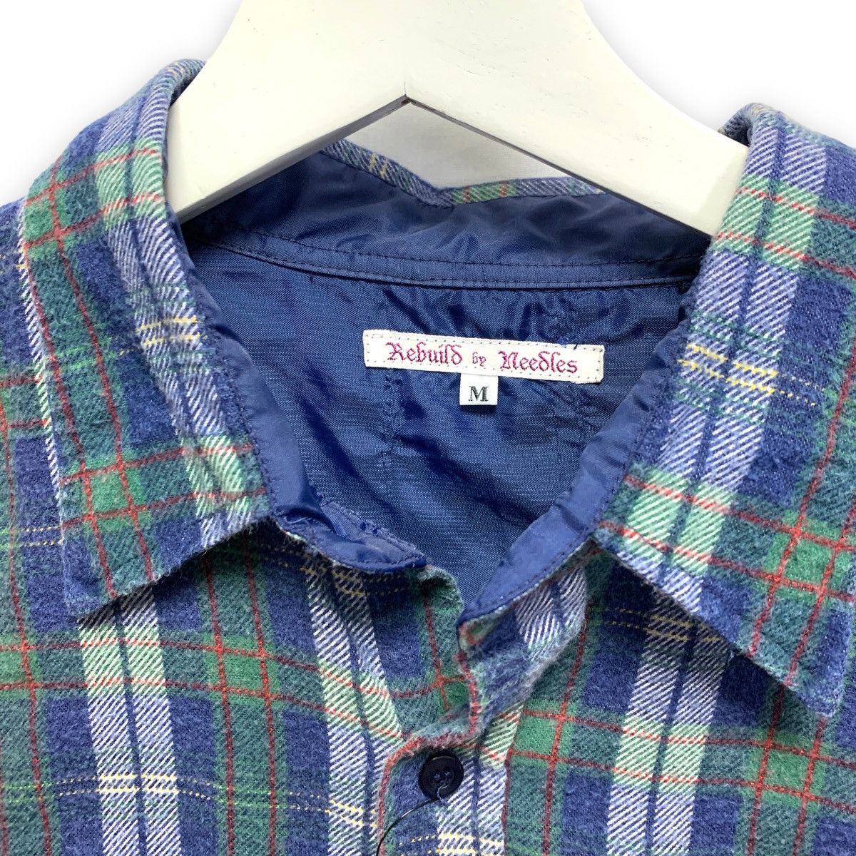 Needles NEEDLES REBUILD 7 CUT OVERSIZED FLANNEL SHIRT remake Size US M / EU 48-50 / 2 - 3 Thumbnail