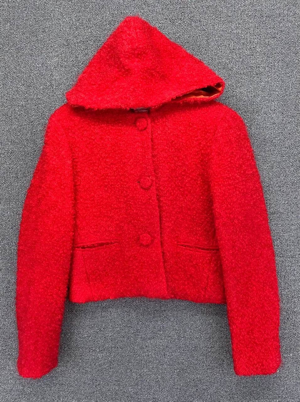 agnes b. Vintage Agnes B. Deep Pile Fleece Hoodie Jacket Size S / US 4 / IT 40 - 1 Thumbnail