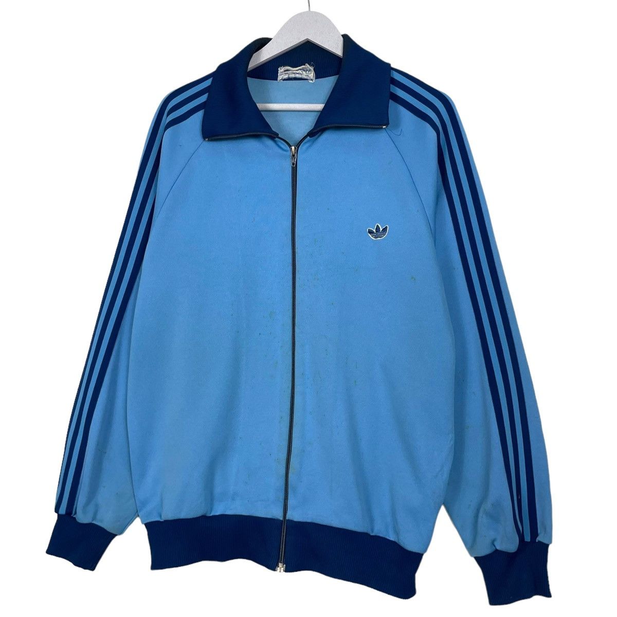 Adidas × Edition Japan × Vintage 💥80s ADIDAS SPORT DECK TRACKTOP ZIPPER SWEATER JACKET Size US M / EU 48-50 / 2 - 2 Thumbnail