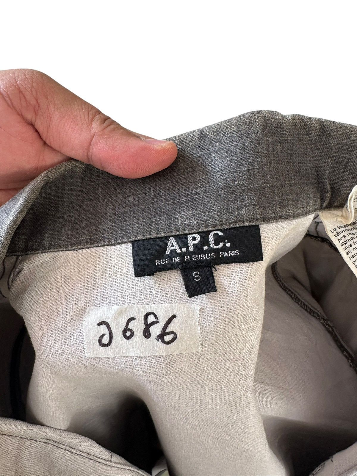 A.P.C. Vintage A.P.C Military Utility Epaulette Overshirt Size S / US 4 / IT 40 - 4 Thumbnail