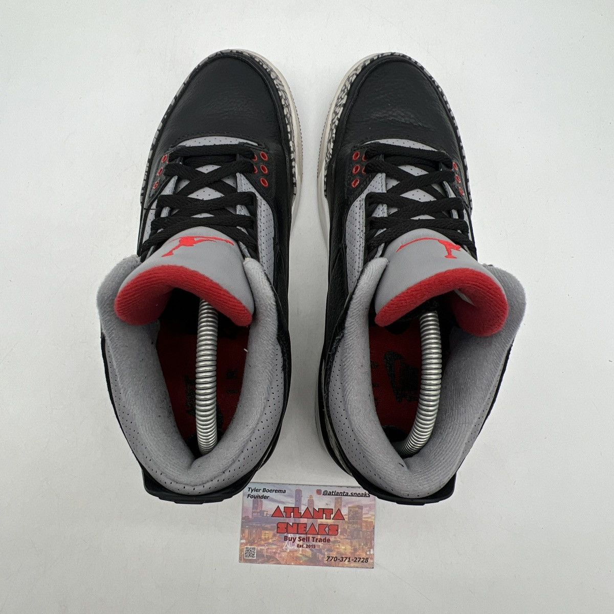 Jordan Brand Air Jordan 3 Black Cement Size US 8.5 / EU 41-42 - 6 Thumbnail
