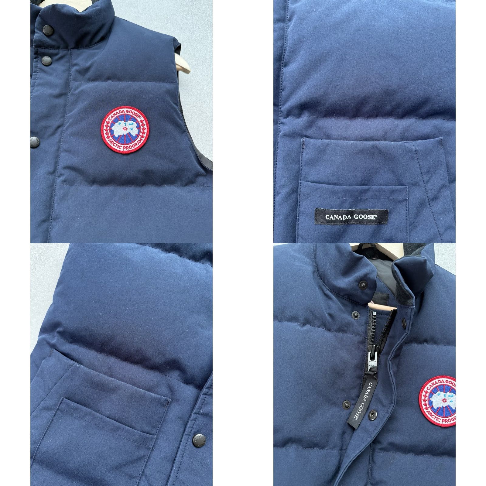 Canada Goose Canada Goose Vest Gilet Outdoor Down Freestyle Blue Men’s S Smoothshell Zip Embroidered Logo Size US S / EU 44-46 / 1 - 8 Thumbnail
