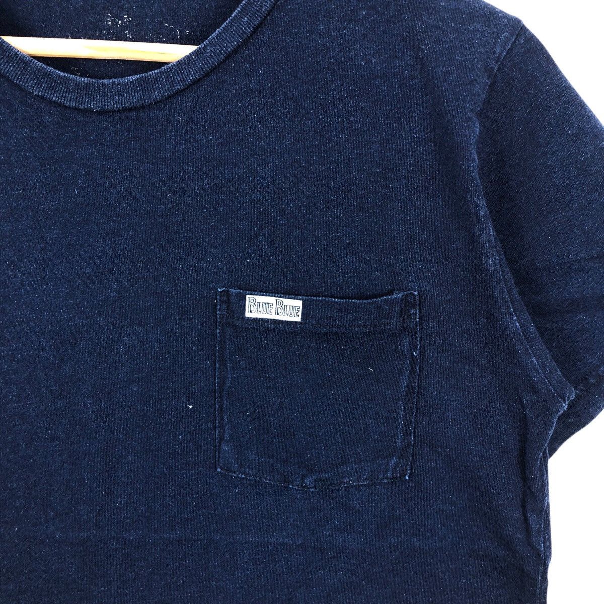 Blue Blue Japan BLUE BLUE Indigo Dye T Shirt Pocket Tee Size M Size US M / EU 48-50 / 2 - 3 Thumbnail