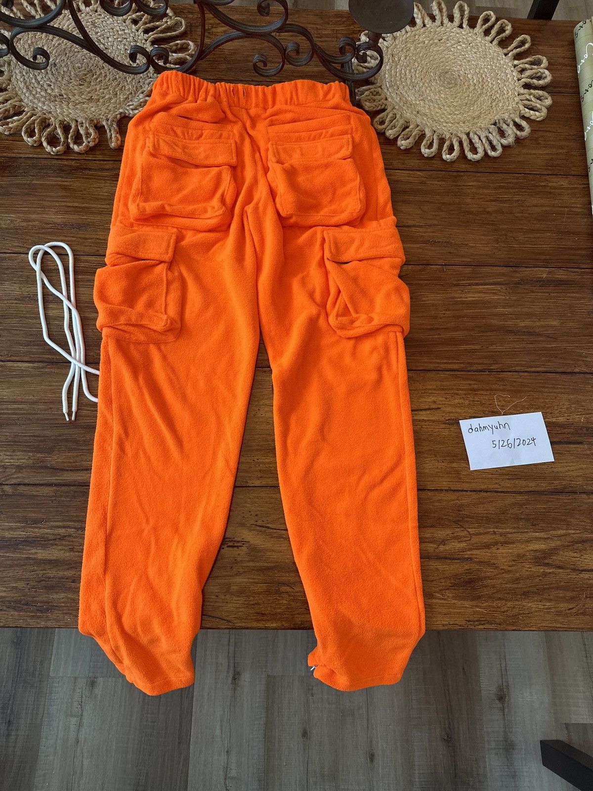 image of Vintage Hollywood Original Cozy Pants in Orange, Men's (Size 34)