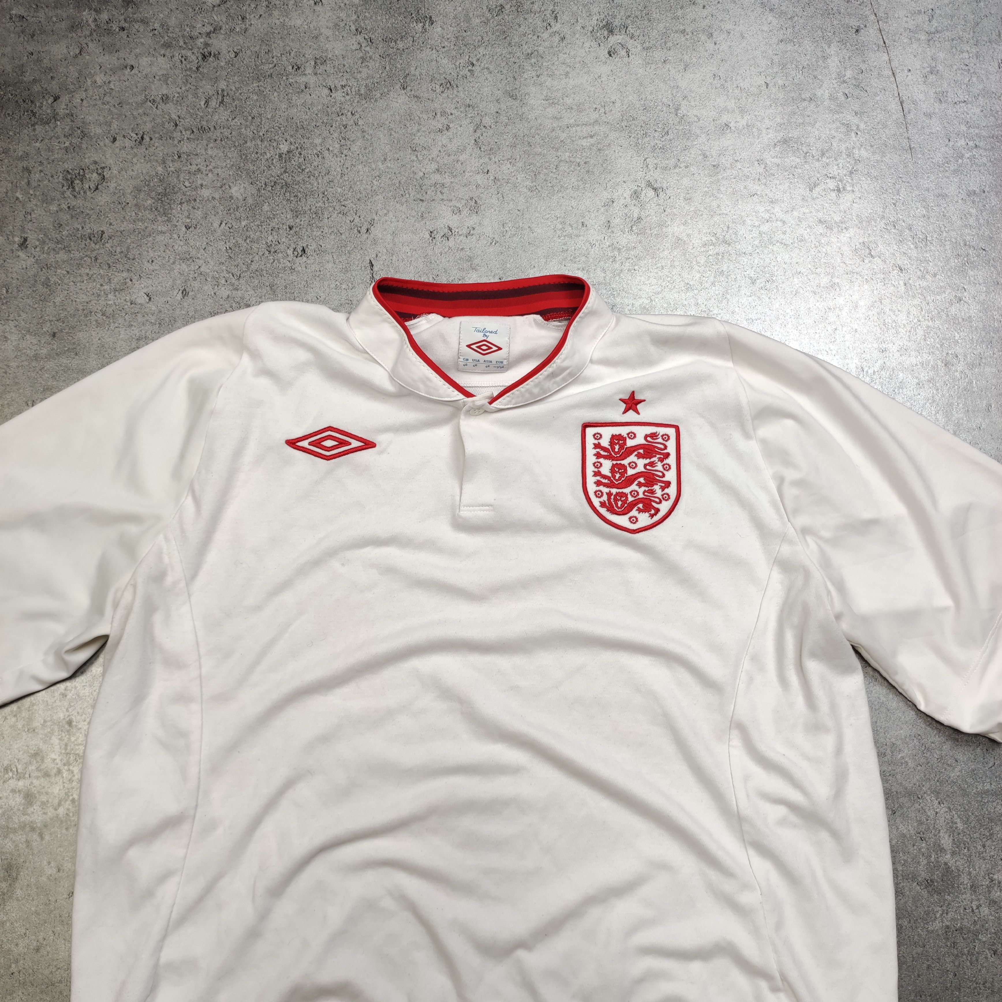 Vintage RARE Umbro x England National Football Team 2012 Jersey Size US L / EU 52-54 / 3 - 3 Thumbnail