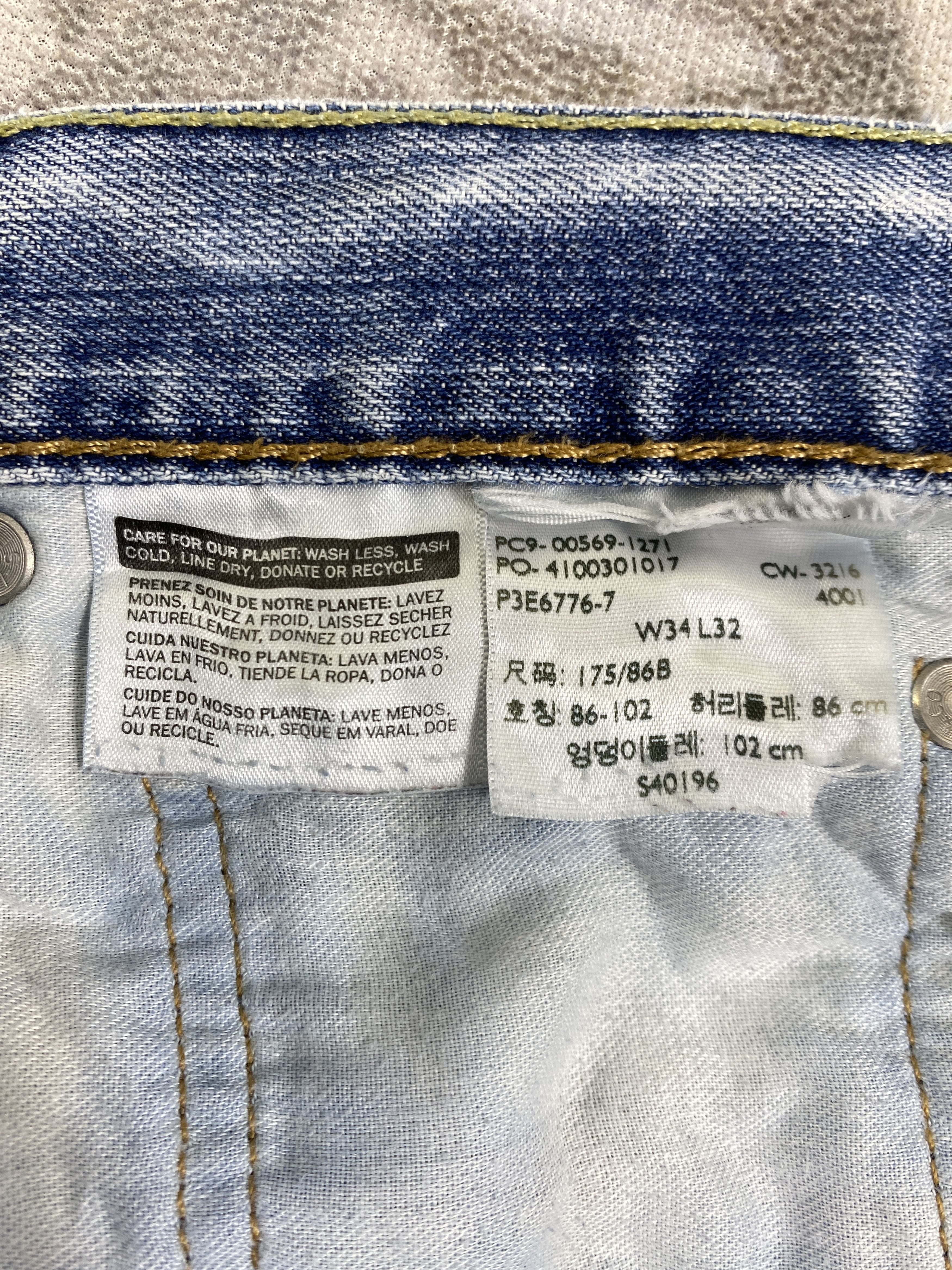 Levi's Pale Blue Vintage Levi's 569 Denim 36x30.5 -JN373 Size US 36 / EU 52 - 9 Thumbnail