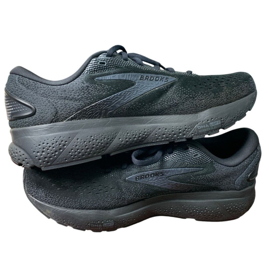 Brooks Brooks Mens Size 11.5 Ghost 16 Black Walking Running Shoes Size US 11.5 / EU 44-45 - 6 Thumbnail