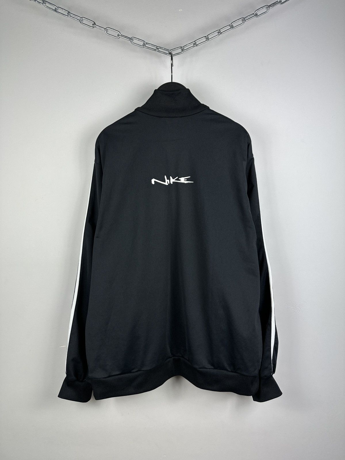 Nike × Vintage Vintage Y2K Nike Drill Big Logo Track Top Size US L / EU 52-54 / 3 - 10 Thumbnail