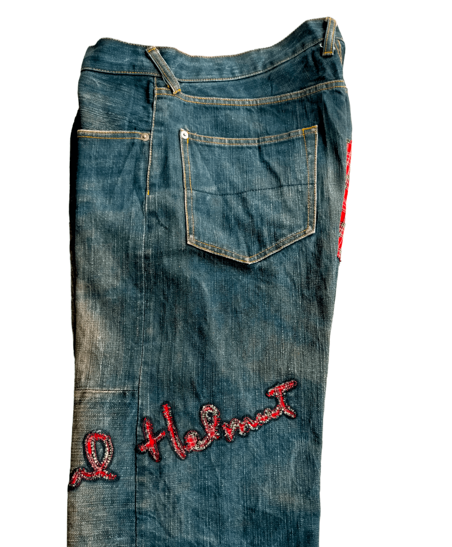 Japanese Brand Karl Helmut Hagi Patchwork Jeans Size US 34 / EU 50 - 18 Thumbnail