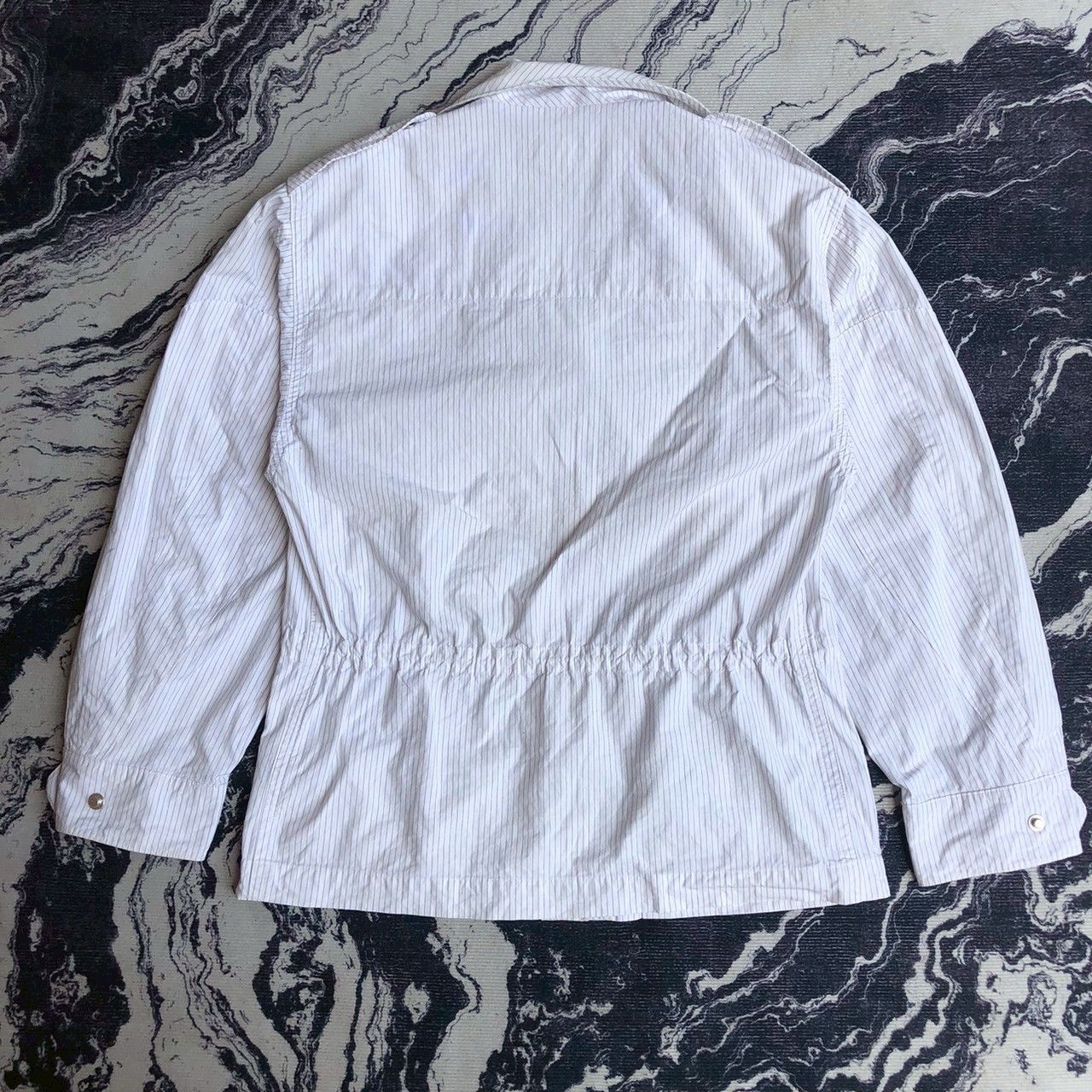 Jil Sander Jil Sander Minimal Pinstripe Zip Vintage Jacket Size XS / US 0-2 / IT 36-38 - 5 Thumbnail