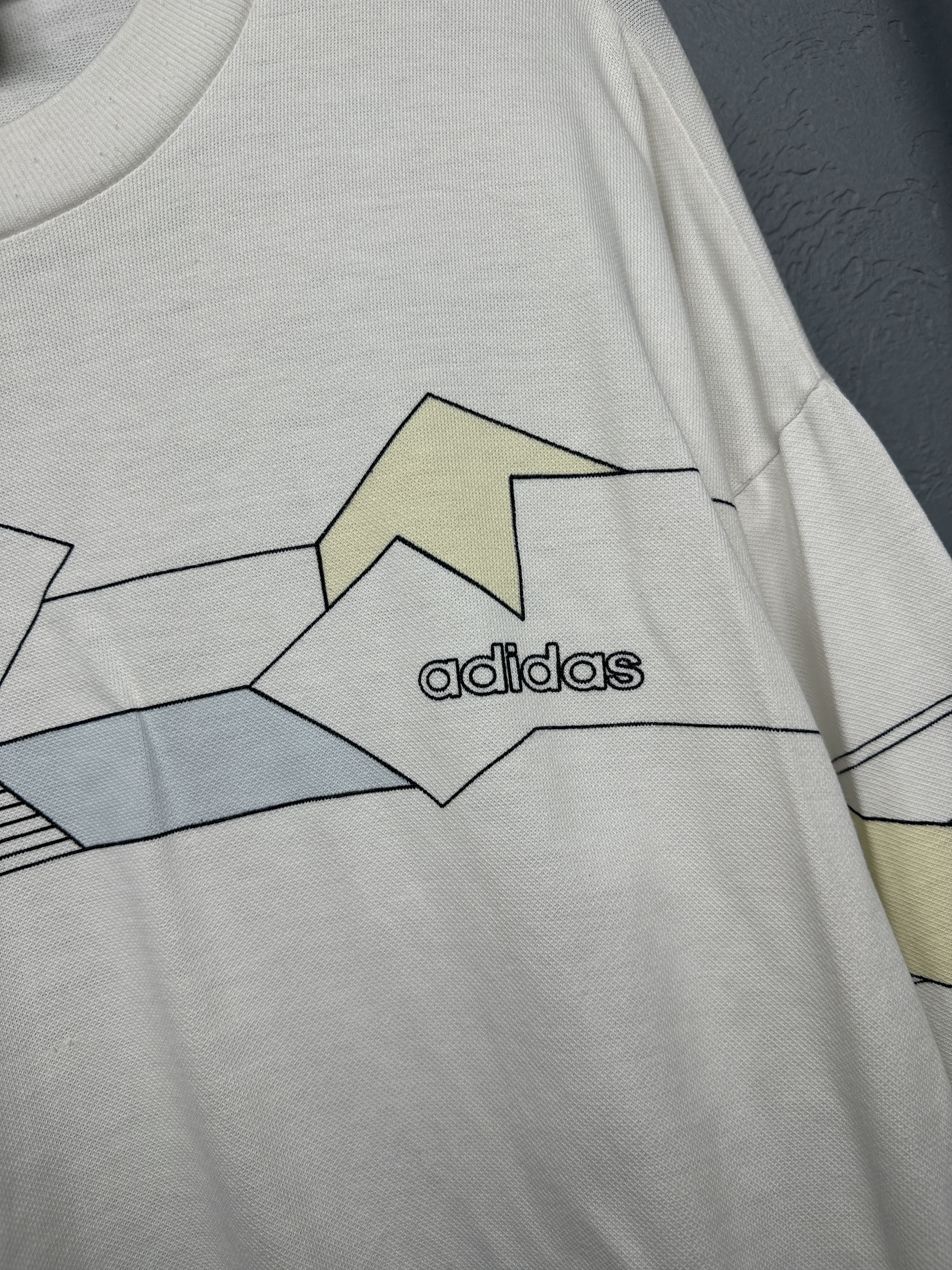 Adidas × Vintage Adidas 90s Vintage Crew Neck Sweatshirt Size US M / EU 48-50 / 2 - 3 Thumbnail