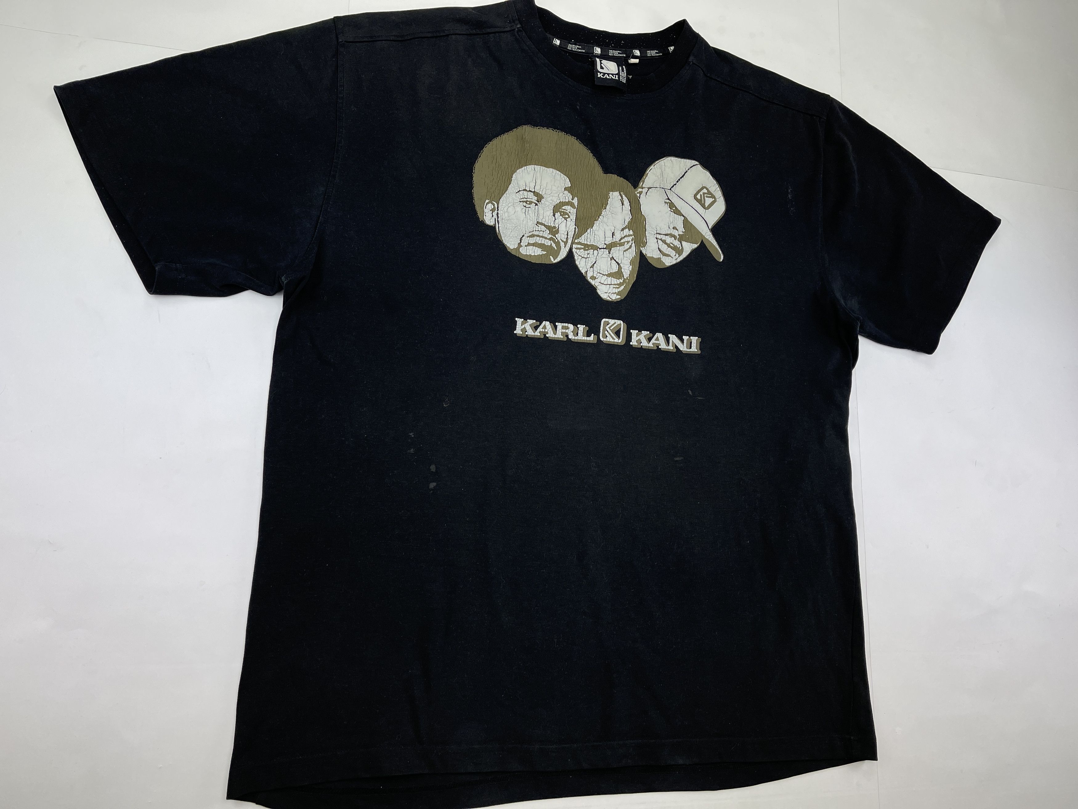 Karl Kani KARL KANI jersey, Kani Faces vintage hip hop t-shirt 90s XXL Size US XXL / EU 58 / 5 - 2 Thumbnail