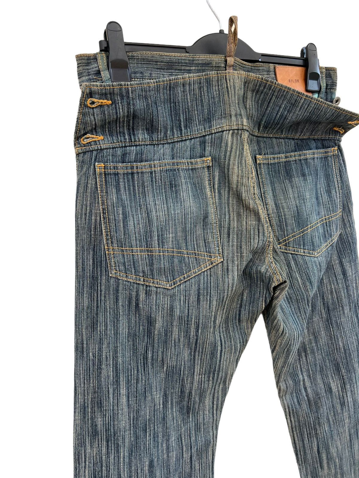 Vintage Vintage 81LDK Streetwear Japan Dirty Mud Denim Jeans Size US 34 / EU 50 - 15 Thumbnail