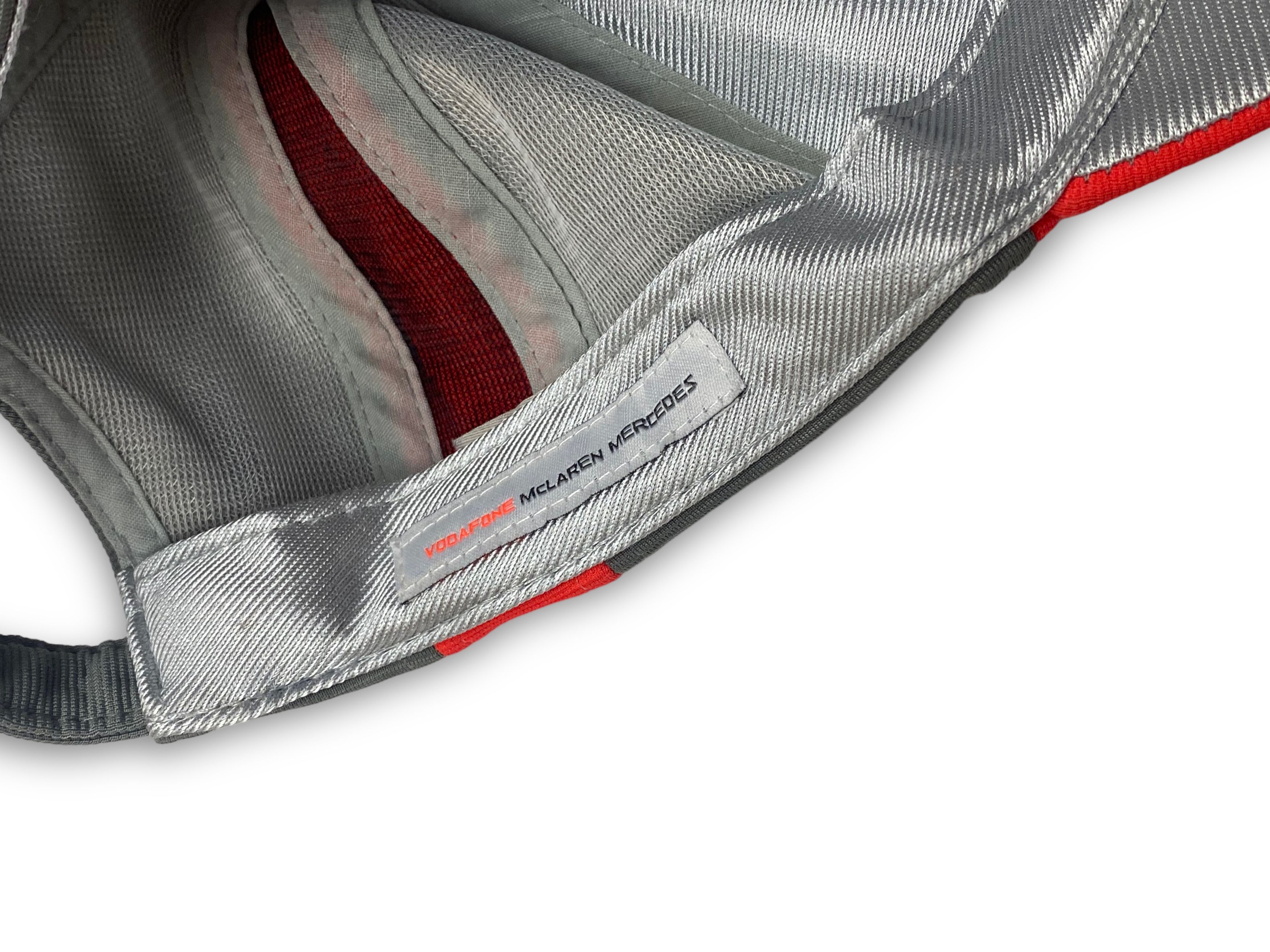 Mercedes-Benz Vintage MERCEDES MCLAREN Grey VODAFONE Logo Cap M560 Size ONE SIZE - 8 Thumbnail
