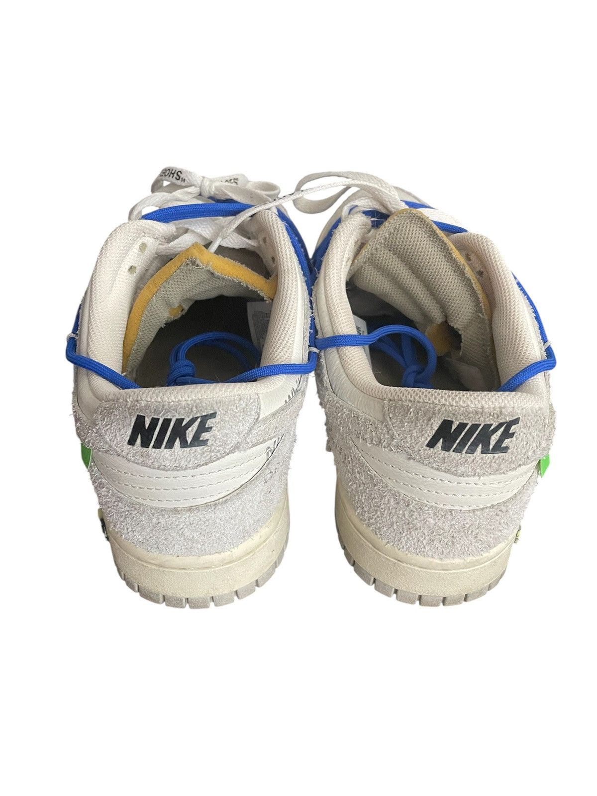 Nike LOT 32/50 OFF-WHITE x NIKE DUNK Size US 9.5 / EU 42-43 - 10 Thumbnail