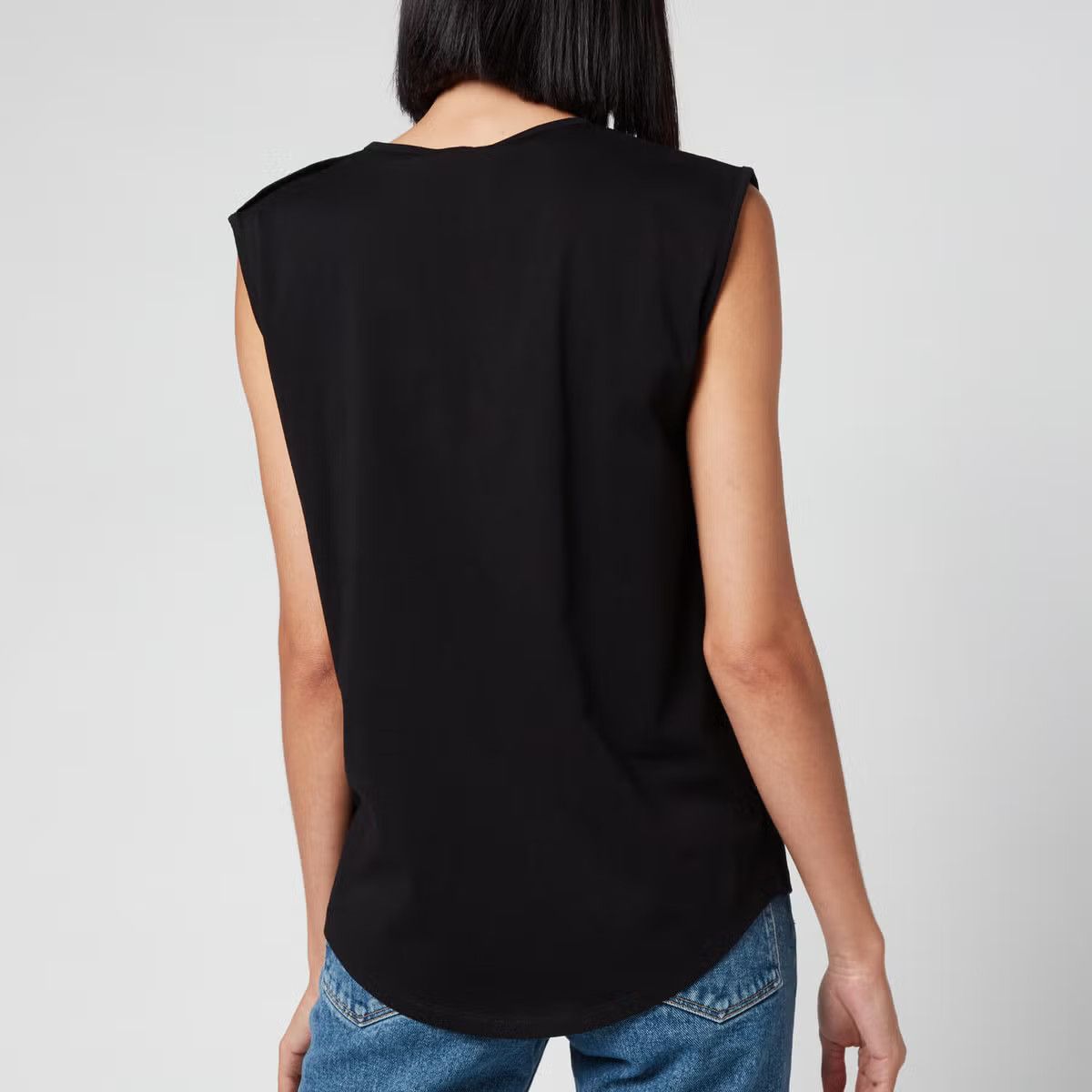Balmain Black Metallic Gold Logo Lion Buttons Tank Top Size XS / US 0-2 / IT 36-38 - 3 Thumbnail