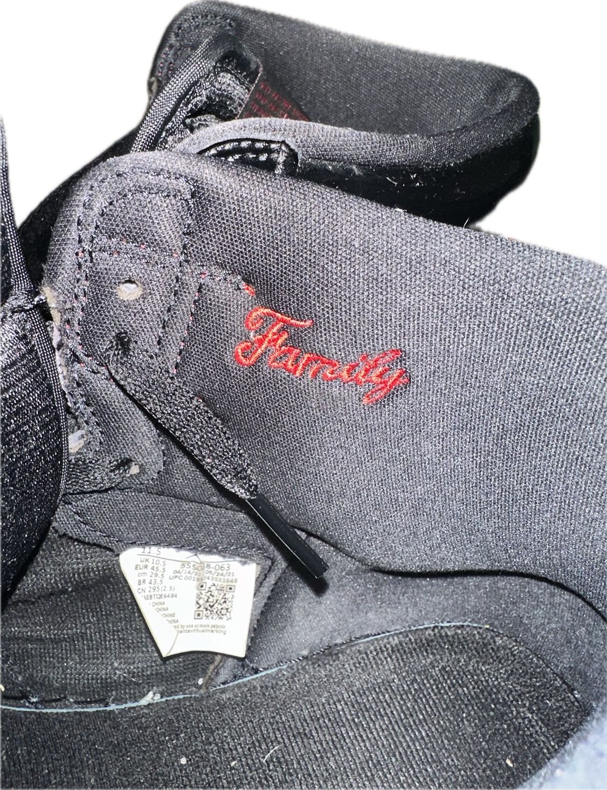 Nike Jordan 1 retro High ( Patent Bred) Size US 11.5 / EU 44-45 - 5 Thumbnail