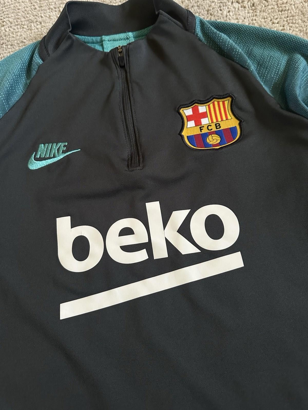 Nike 2019-20 Barcelona Nike 1/4 Zip Football Soccer Training Top Size US S / EU 44-46 / 1 - 5 Thumbnail