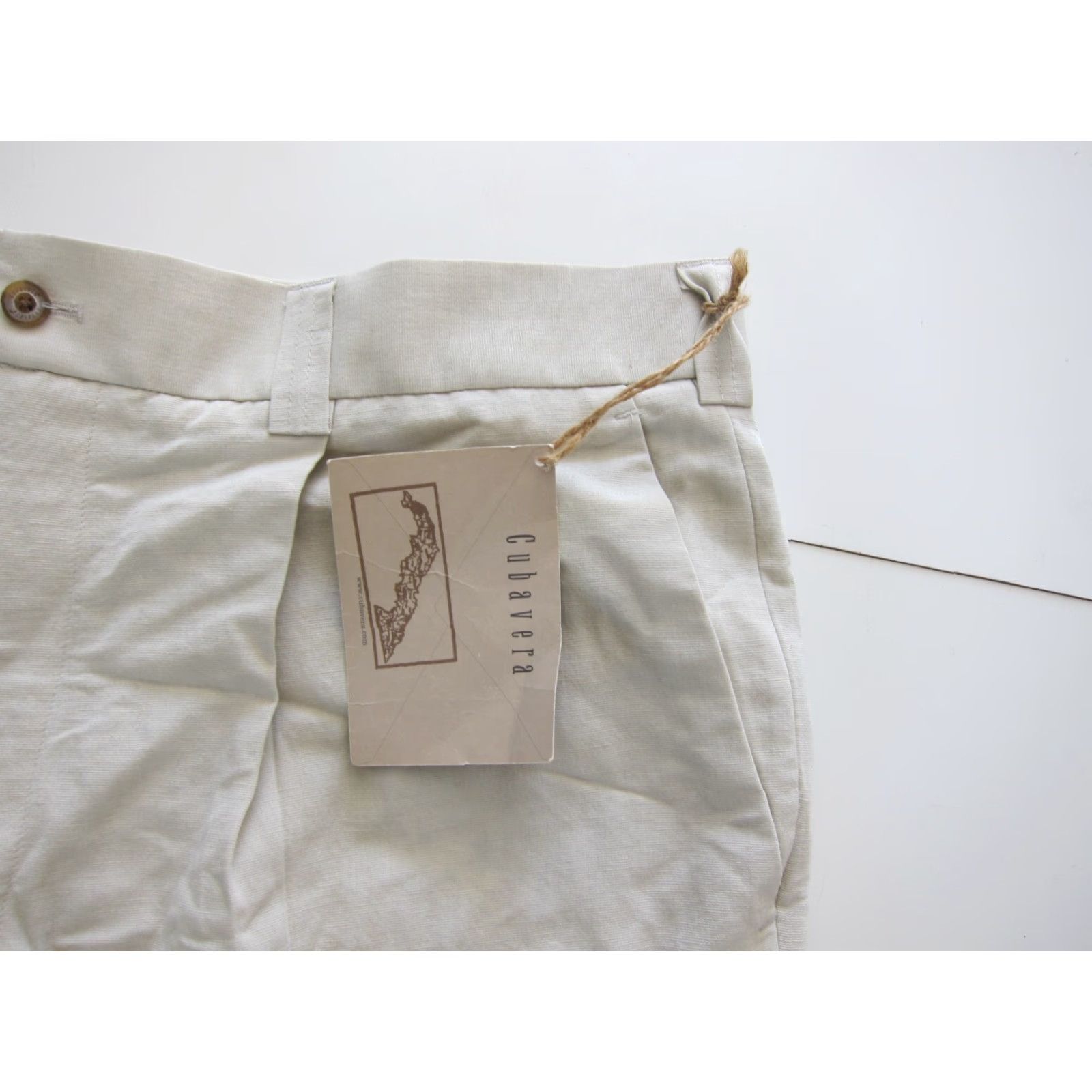 Cubavera NWT Cubavera Rayon Linen Beige Pleated Casual Chino Golf Short Men Size 40 Size US 40 / EU 56 - 6 Thumbnail