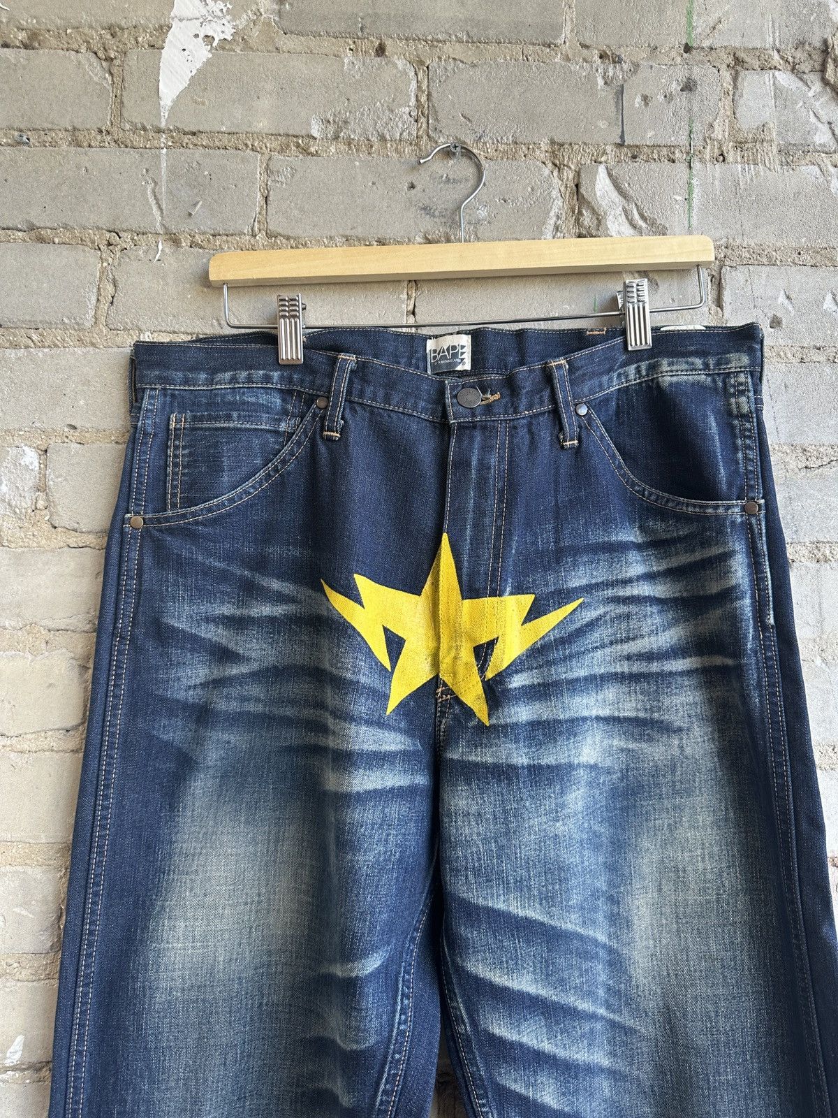 Bape Bape Star Jeans Size US 36 / EU 52 - 2 Thumbnail
