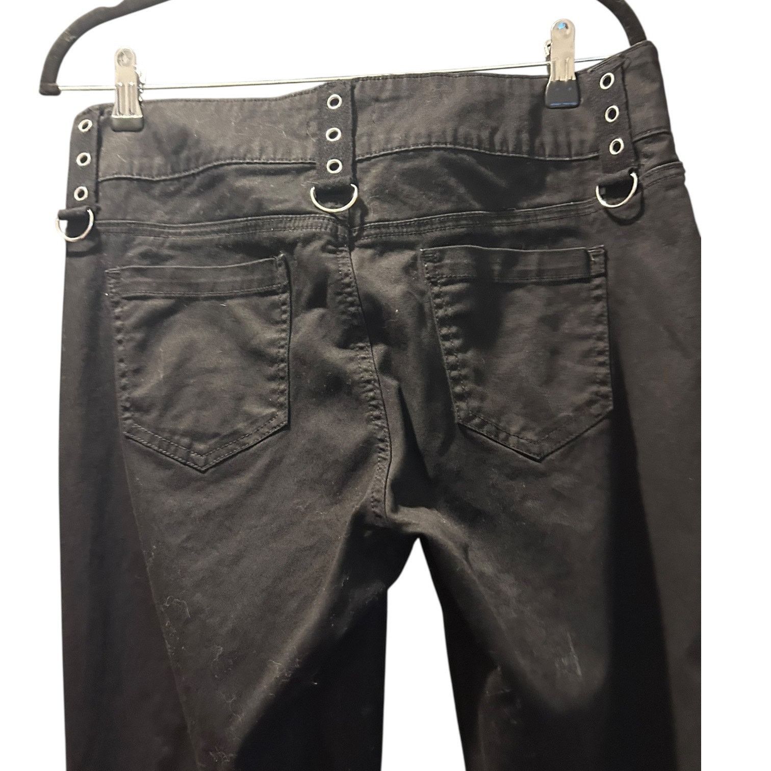 Hot Topic Hot Topic black zipper flare pants size 9 goth punk Size 30" / US 8 / IT 44 - 7 Thumbnail