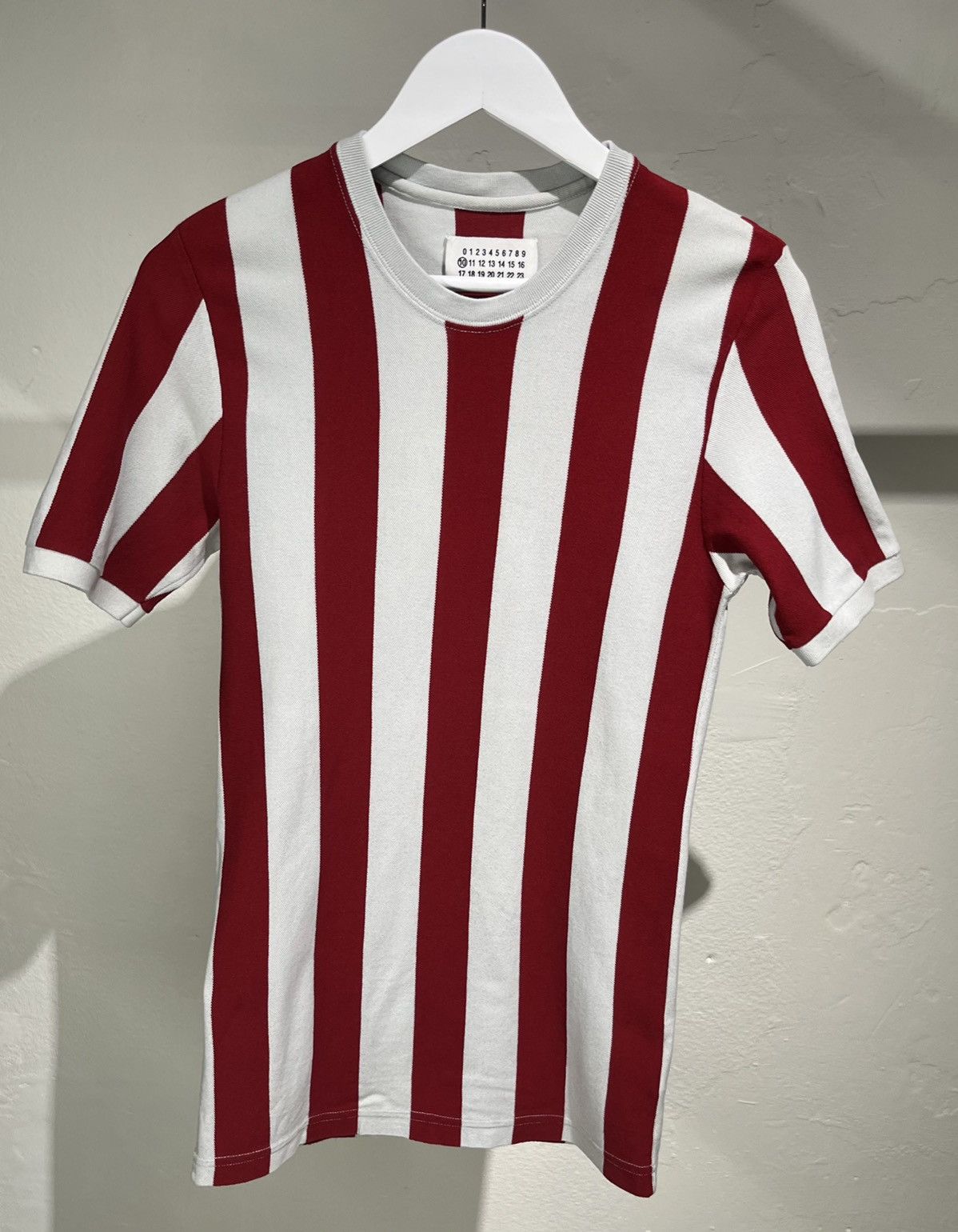 Maison Margiela 2008 Striped Jersey T-Shirt Size US XS / EU 42 / 0 - 1 Thumbnail