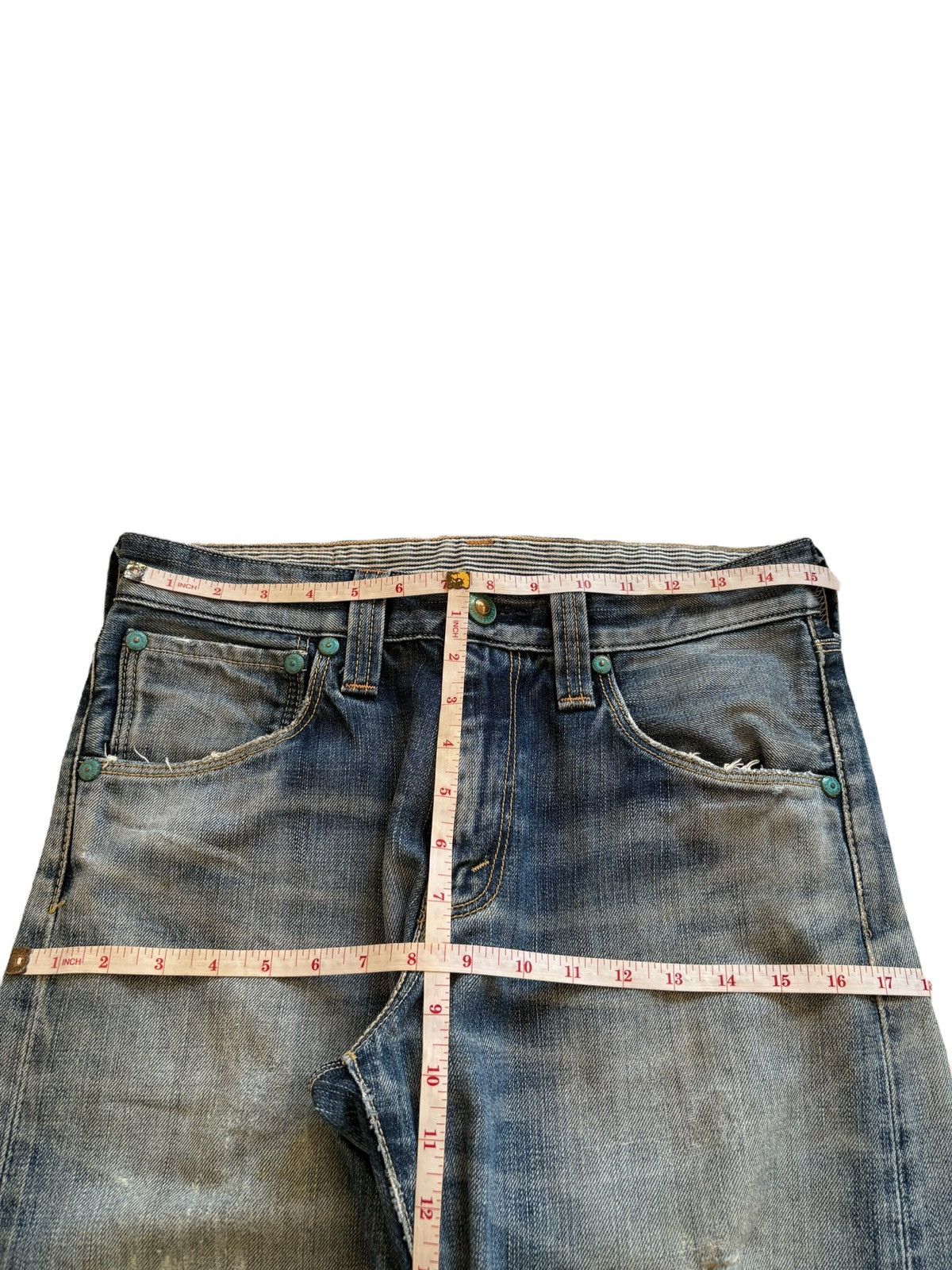 Levi's Vintage 90s Levis 503 Mud Wash Distressed Loose Baggy Jeans Size US 31 - 12 Thumbnail