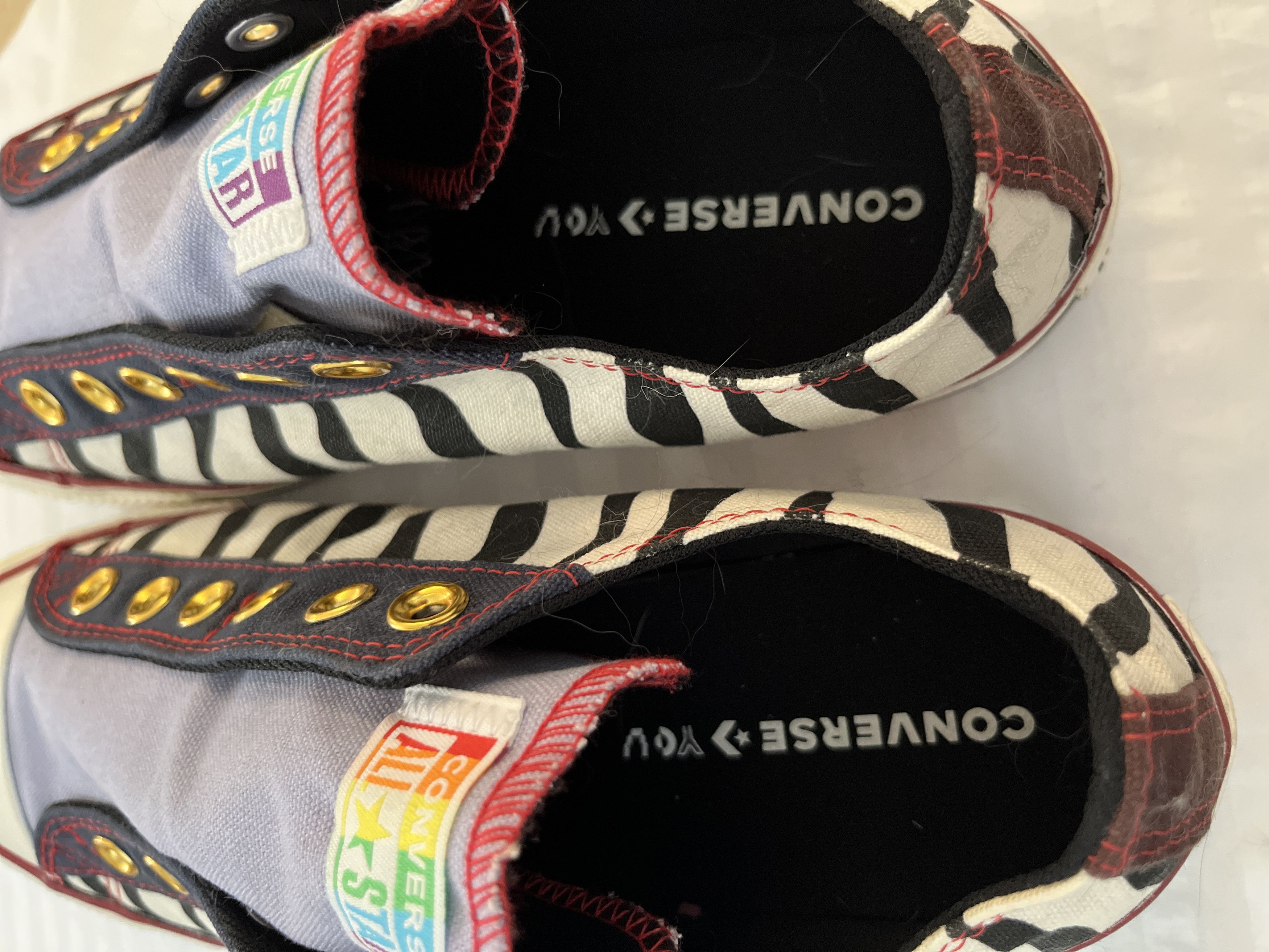 Converse Converse Chuck Taylor Zebra Slip-On Custom Pride Mens 8 Size US 8 / EU 41 - 9 Thumbnail