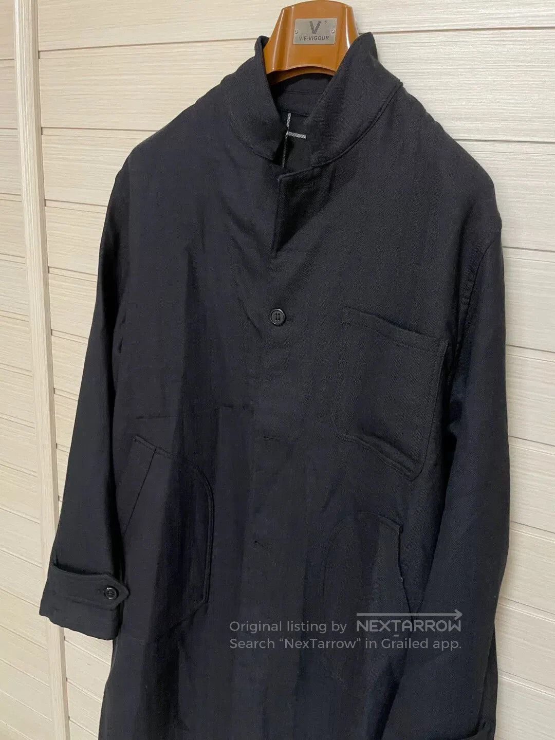 Croquis Croquis Stand Collar Wool Coat. Size US L / EU 52-54 / 3 - 2 Thumbnail