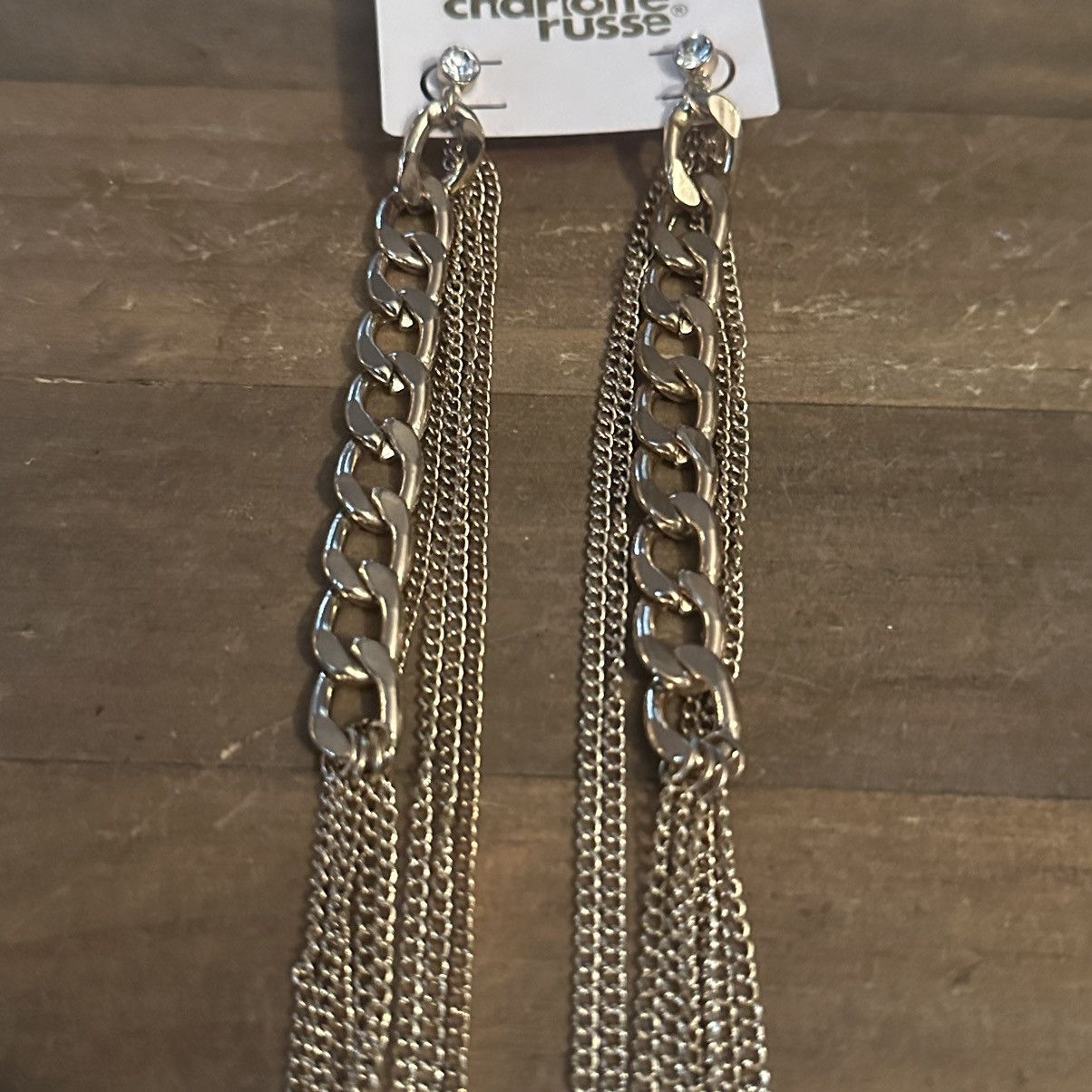 Other Charlotte Russe long chain earrings Size ONE SIZE - 4 Thumbnail