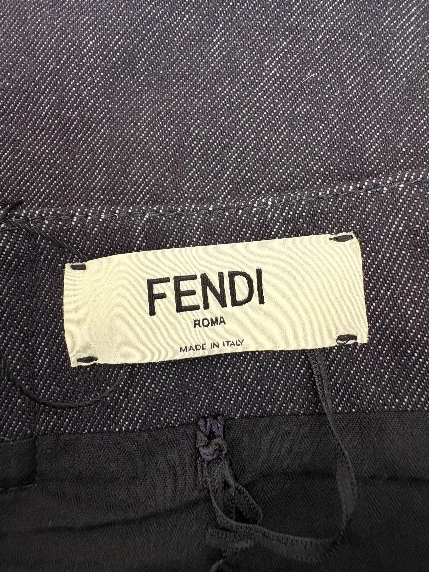 Fendi FENDI Denim Mini Skirt K1 Size 25" / US 0 / IT 36 - 4 Thumbnail