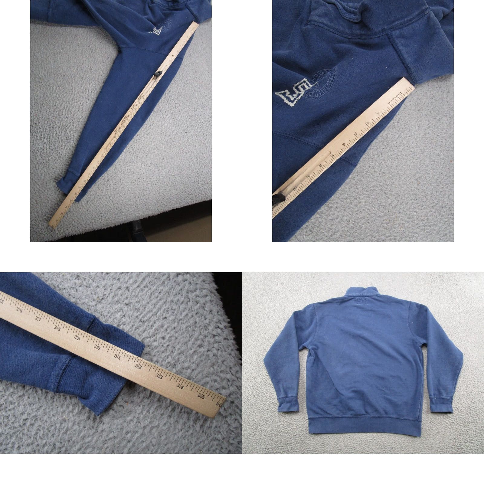 Aeropostale VINTAGE Aeropostale Mens Sweatshirt Hoodie Pullover Crew Neck Long Sleeve Blue L Grunge 90s Sports Winter Spring Fall All Seasons Logo Size US L / EU 52-54 / 3 - 8 Thumbnail