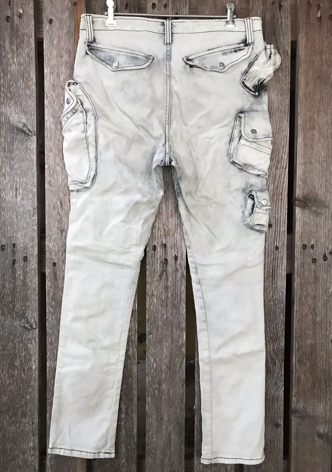 Designer ILDF Gas Mask 3D Multipocket Punk Bondage Tactical Pant Size US 32 / EU 48 - 2 Thumbnail