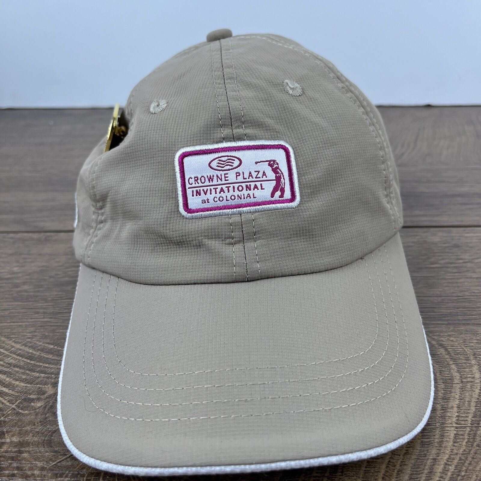 Other Crowne Plaza Invitational Colonial Hat Tan Brown Hat Adjusta Size ONE SIZE - 3 Thumbnail