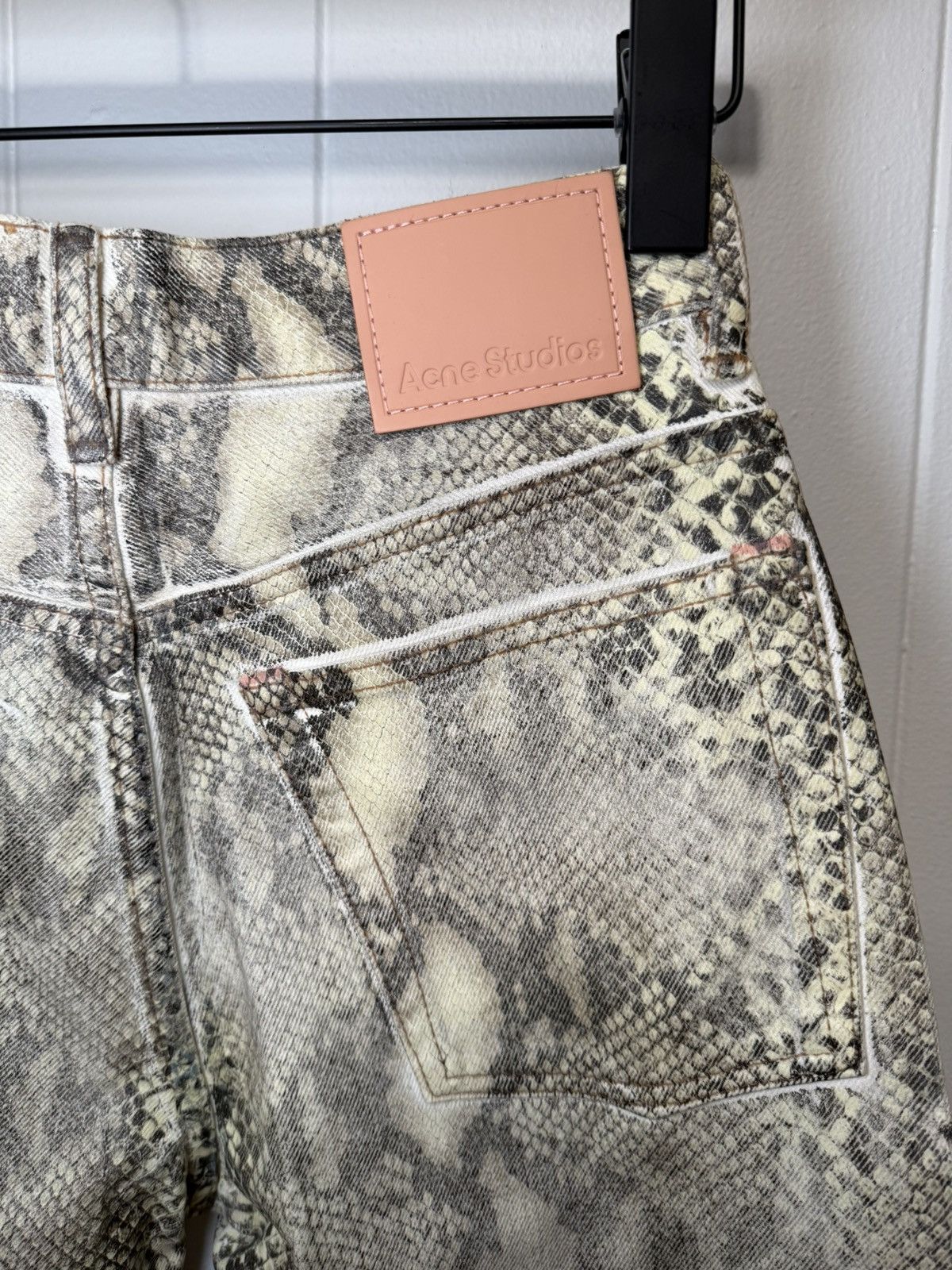 Acne Studios Acne Studios Snakeskin Print Leather Pants Size 25" / US 0 / IT 36 - 5 Thumbnail