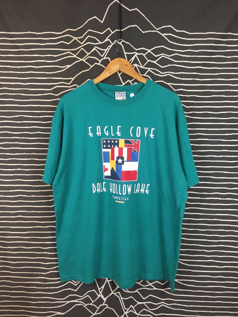 Gear for Sports Vtg 90s Eagle Cove Dale Hollow Lake Tennessee Tee Size XL Size US XL / EU 56 / 4 - 2 Thumbnail