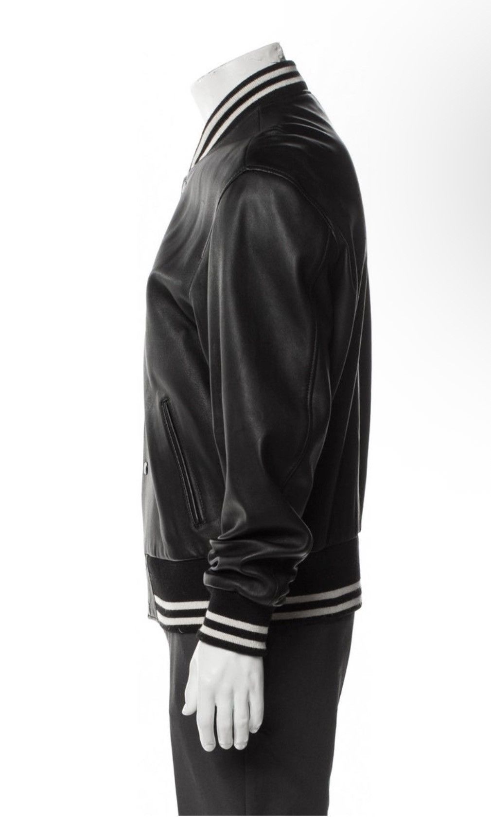 The Kooples Leather Bomber Jacket Size US L / EU 52-54 / 3 - 2 Thumbnail