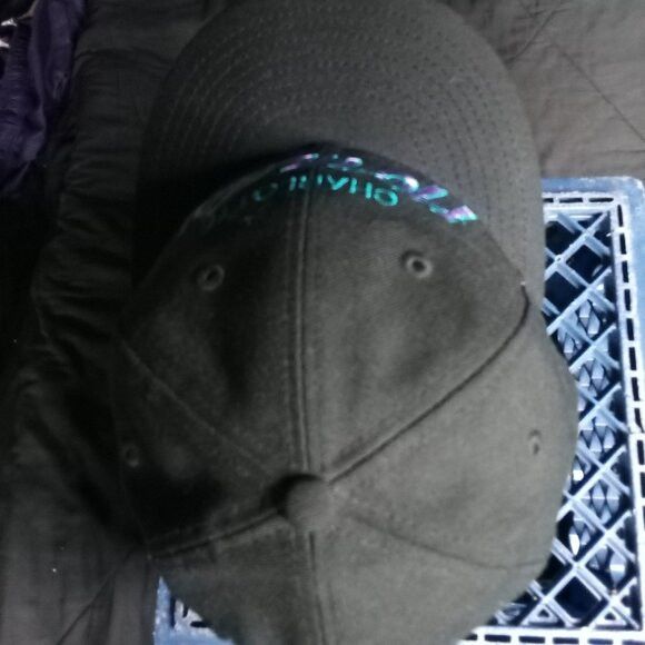 New Era New Era Charlotte Hornets Script Snap Hat Cap Wool Size ONE SIZE - 5 Thumbnail