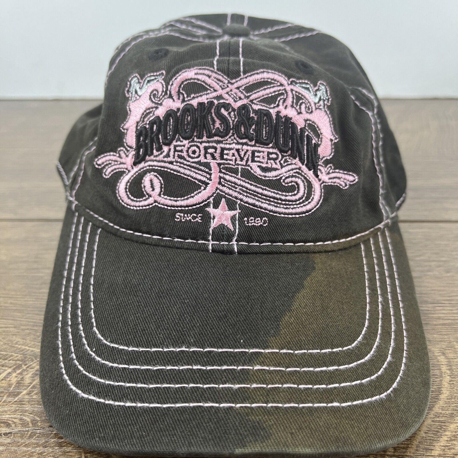 Other Brooks & Dunn Hat Forever Tour Tan Brown Hat Adjustable Adul Size ONE SIZE - 2 Thumbnail