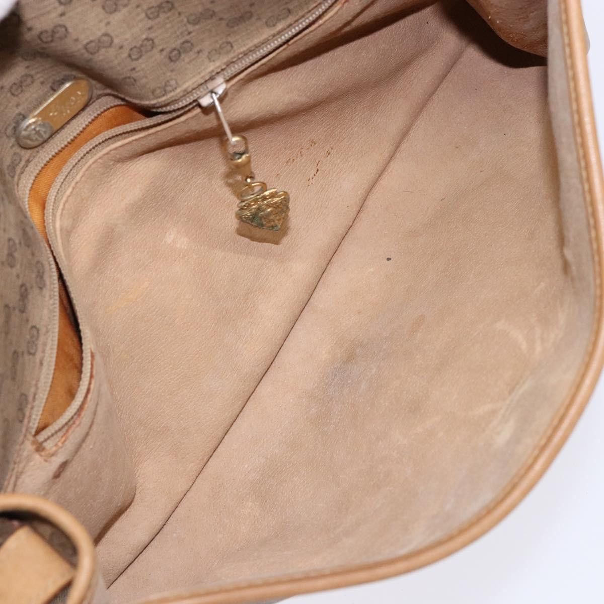 Gucci GUCCI Micro GG Supreme Shoulder Bag Pvc Beige Gold Size ONE SIZE - 19 Thumbnail